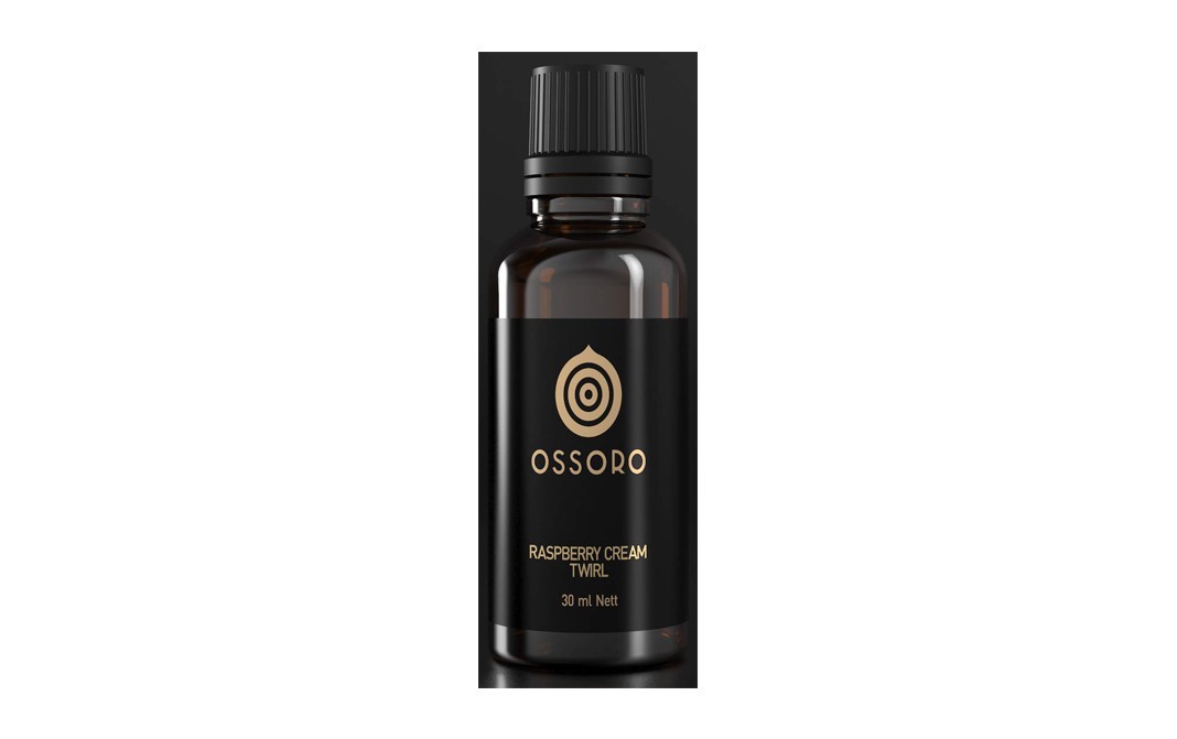 Ossoro Raspberry Cream TWRL    Glass Bottle  30 millilitre